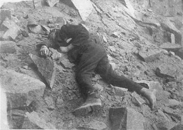 Dead Soviet Inmate of Mauthausen